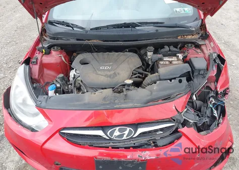 2012 Hyundai Accent Se из США, поврежденный, VIN KMHCU5AE6CU011537